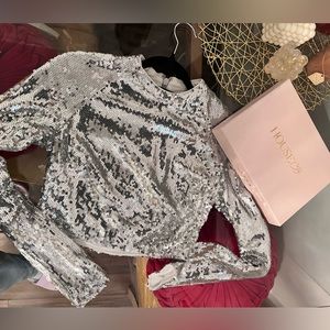 Sequin TOP LONG SLEVEE
